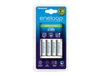 Panasonic Eneloop Advanced - 7 h batteriladdare - (för 4xAA, 4xAAA) 4 x AA-typ - NiMH - 1900 mAh 510-1015