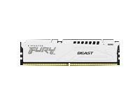 Kingston FURY Beast - DDR5 - sats - 32 GB: 2 x 16 GB - DIMM 288-pin - 5600 MT/s / PC5-44800 - CL36 - 1.25 V - ej buffrad - on-die ECC - vit KF556C36BWEK2-32