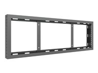Multibrackets M Pro Series - Hölje - för digital skylt - liten - stål - svart - skärmstorlek: 37" - väggmonterbar 7350105211485