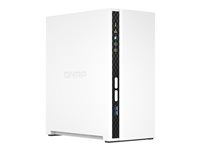 QNAP TS-233 - NAS-server - 2 fack - SATA 6Gb/s - RAID RAID 0, 1, JBOD - RAM 2 GB - Gigabit Ethernet - iSCSI support TS-233