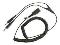 Jabra - Headset-kabel - minijack hane till Snabburkoppling hane - 2 m 8734-599