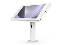 Compulocks Galaxy Tab A9+ Apex Enclosure Rise Stand 8" - Monteringssats (ställ, hölje) - synliga kameror och sensorer fram/bak - för surfplatta - låsbar - metallram - vit - skärmstorlek: 11" - för Samsung Galaxy Tab A9+ TCDP01W11GAPX9W