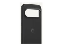Google - Baksidesskydd för mobiltelefon - polykarbonatskal, silikon, mikrofiberfoder - obsidian - för Pixel 9, 9 Pro GA05650-WW