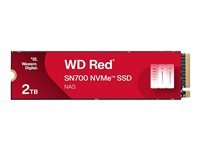 WD Red SN700 - SSD - 2 TB - inbyggd - M.2 2280 - PCIe (NVMe) 79700-T00201WD01-RS