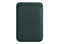 Apple - Plånbok för mobiltelefon/kreditkort - med MagSafe - läder - skogsgrön - för iPhone 12, 13, 14 MPPT3ZM/A