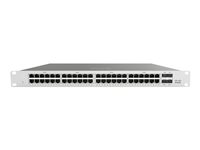 Cisco Meraki Cloud Managed MS120-48 - Switch - Administrerad - 48 x 10/100/1000 + 4 x Gigabit SFP - rackmonterbar, skrivbordsmodell MS120-48-HW