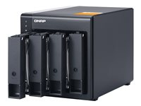 QNAP TL-D400S - Hårddiskarray - 4 fack (SATA-600) - SATA 6Gb/s (extern) TL-D400S