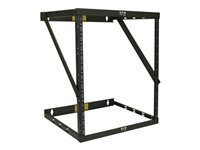 Eaton Tripp Lite Series 12U Wall Mount Open Frame Rack Cabinet Wallmount Heavy Duty - Rack öppen ram - 2 stolpar - väggmontering - svart - 12U - 19" SRWO12UHD