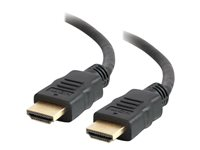 C2G 4ft 4K HDMI Cable with Ethernet - High Speed HDMI Cable - HDMI-kabel med Ethernet - HDMI hane till HDMI hane - 1.22 m - skärmad - svart 50608