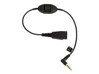Jabra - Headset-kabel - Snabburkoppling hane till mini-phone stereo 3.5 mm hane - 30 cm 8800-00-103