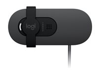 Logitech BRIO 100 - Webbkamera - färg - 2 MP - 1920 x 1080 - 720p, 1080p - ljud - USB 960-001585