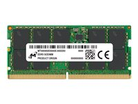 Micron - DDR5 - modul - 32 GB - SO DIMM 262-pin - 4800 MHz / PC5-38400 - CL40 - 1.1 V - ej buffrad - ECC MTC20C2085S1TC48BA1R