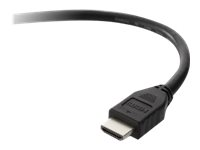Belkin Standard - HDMI-kabel - HDMI hane till HDMI hane - 1.5 m - dubbelt skärmad - svart - stöd för 4K F3Y017BT1.5MBLK