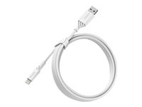 OtterBox Standard - Lightning-kabel - Lightning hane till USB hane - 2 m - molndrömfärgad vit 78-52629