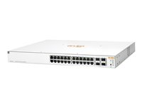 HPE Aruba Instant On 1930 24G Class4 PoE 4SFP/SFP+ 195W Switch - Switch - L3 - Administrerad - 24 x 10/100/1000 (PoE) + 4 x 1 Gigabit / 10 Gigabit SFP+ - rackmonterbar - PoE (195 W) JL683B#ABB