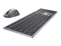 Dell Premier Multi-Device KM7321W - Sats med tangentbord och mus - trådlös - 2.4 GHz, Bluetooth 5.0 - QWERTY - hela norden - Titan gray - för Latitude 7320 Detachable; XPS 17 9710 KM7321WGY-NOR