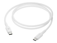 dbramante1928 re-charge - USB-kabel - 24 pin USB-C (hane) till 24 pin USB-C (hane) - 1 m - vit CB10CCWH4356