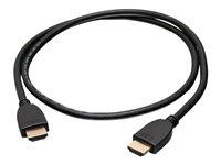 C2G 3ft 4K HDMI Cable with Ethernet - High Speed - UltraHD Cable - M/M - HDMI-kabel med Ethernet - HDMI hane till HDMI hane - 91 cm - skärmad - svart 56782
