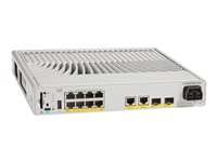 Cisco Catalyst 9200CX - Network Advantage - switch - kompakt - L3 - Administrerad - 8 x 10/100/1000 (PoE+) + 2 x 1000Base-T + 2 x 10 Gigabit SFP+ (upplänk) - rackmonterbar - PoE+ (240 W) C9200CX-8P-2XGH-A