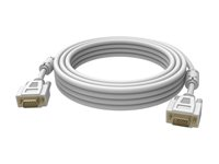 Vision Techconnect - VGA-kabel - HD-15 (VGA) (hane) till HD-15 (VGA) (hane) - 10 m - vit TC 10MVGAP