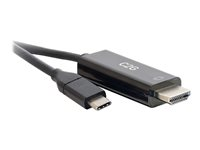C2G 3ft USB C to HDMI Cable - USB C to HDMI Adapter Cable - 4K 60Hz - M/M - HDMI-kabel - 24 pin USB-C hane till HDMI hane - 91.4 cm 26888