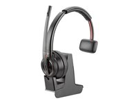 Poly Savi 8210 Office - Savi 8200 series - headset - på örat - DECT / Bluetooth - trådlös - USB-A via Bluetooth-adapter - svart - Zoomcertifierad, UC-certifierad 8D3E9AA#ABB