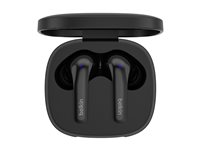 Belkin SoundForm Motion - True wireless-hörlurar med mikrofon - inuti örat - Bluetooth - aktiv brusradering - ljudisolerande - svart AUC010BTBK