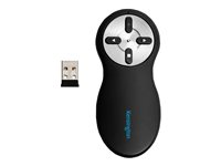 Kensington Wireless Presenter - Presentationsfjärrkontroll - 4 knappar - RF K33373EU