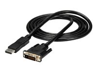StarTech.com 1,8 m DisplayPort till DVI-kabel - DisplayPort till DVI-kabeladapter 1080p video - DisplayPort till DVI-kabel Single Link - DP till DVI-skärmkabel - DP 1.2 till DVI-konverterare - DisplayPort-kabel - DisplayPort (hane) till DVI-D (hane) - 1.8 m - svart - för P/N: DPPNLFM3, DPPNLFM3PW DP2DVIMM6