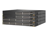 HPE Aruba 6300F - Switch - L3 - Administrerad - 24 x 10/100/1000 (PoE+) + 4 x 50 Gigabit Ethernet SFP56 - främre till bakre luftflöde - rackmonterbar - PoE+ - TAA-kompatibel JL666A#ABB
