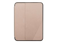 Targus Click-In - Vikbart fodral för surfplatta - polykarbonat - guldrosa - 8.3" - för Apple iPad mini (6:e generation) THZ91208GL