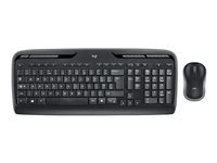 Logitech Wireless Combo MK330 - Sats med tangentbord och mus - trådlös - 2.4 GHz - QWERTY - nordisk - svart 920-003982