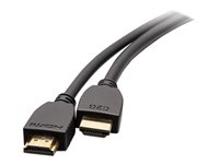 C2G 6ft (1.8m) Ultra High Speed HDMI® Cable with Ethernet - 8K 60Hz - Ultra High Speed - HDMI-kabel med Ethernet - HDMI hane till HDMI hane - 1.8 m - svart - 8K60 Hz (7680 x 4320) stöd C2G10411