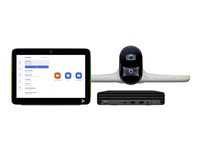 Poly Studio Large Room Bundle - För zoomningsrum - paket för videokonferens (Poly Studio E70-kamera, Poly TC10 pekstyrenhet, HP Mini Conferencing PC) - Zoomcertifierad - vit 9C924AA