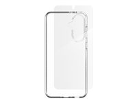 ZAGG Luxe - 360 Protect Bundle - baksidesskydd för mobiltelefon - klar - med skärmskyddare - för Samsung Galaxy A56 700518088