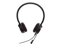 Jabra Evolve 20SE MS stereo - Special Edition - headset - på örat - kabelansluten - USB-C - ljudisolerande - Certifierad för Skype for Buisness 4999-823-389