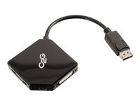 C2G DisplayPort to HDMI, VGA, DVI Adapter Converter - M/F - Videokonverterare - DVI, HDMI, VGA - DVI, HDMI, VGA - svart 54340