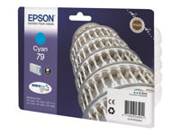 Epson 79 - 6.5 ml - cyan - original - bläckpatron - för WorkForce Pro WF-4630DWF, WF-4640DTWF, WF-5110DW, WF-5190DW, WF-5620DWF, WF-5690DWF C13T79124010