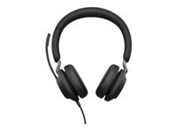 Jabra Evolve2 40 UC Stereo - Headset - på örat - kabelansluten - USB-C - ljudisolerande 24089-989-899