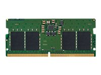 Kingston - DDR5 - modul - 8 GB - SO DIMM 262-pin - 5600 MHz / PC5-44800 - CL46 - 1.1 V - ej buffrad - ECC KCP556SS6-8