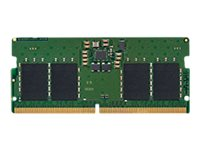 Kingston - DDR5 - modul - 8 GB - SO DIMM 262-pin - 5600 MT/s / PC5-44800 - CL46 - 1.1 V - ej buffrad - ECC KCP556SS6-8