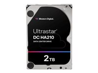 WD Ultrastar DC HA210 HUS722T2TALA604 - Hårddisk - 2 TB - inbyggd - 3.5" - SATA 6Gb/s - 7200 rpm - buffert: 128 MB 1W10002