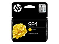 HP 924 - 5.5 ml - gul - original - Officejet - bläckpatron - för Officejet Pro 8120e, 8122e, 8125e, 8130e, 8134e, 8135e, 8138e, 8139e 4K0U5NE#LS3