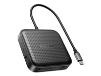 HyperDrive Mobile Dock - Dockningsstation - USB4 - HDMI, DP - 1GbE HD583-GL