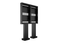 Multibrackets M - Monteringssats (totem) - för 2 LCD-bildskärmar - svart - skärmstorlek: 55" - för LG 55XE4F-M 7350105216985