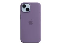 Apple - Baksidesskydd för mobiltelefon - MagSafe-kompatibilitet - silikon - iris - för iPhone 14 MQUA3ZM/A