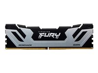 Kingston FURY Renegade - DDR5 - modul - 24 GB - DIMM 288-pin - 4200 MHz / PC5-67200 - CL40 - 1.45 V - ej buffrad - on-die ECC - svart & silver KF584CU40RS-24