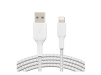 Belkin BoostCharge - Lightning-kabel - Lightning hane till USB hane - 2 m - vit CAA002BT2MWH