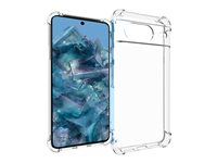 Insmat Impact - Baksidesskydd för mobiltelefon - termoplastisk polyuretan (TPU), polykarbonat (PC) - klar - för Google Pixel 8 Pro 650-1260