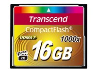 Transcend Ultimate - Flash-minneskort - 16 GB - 1000x - CompactFlash TS16GCF1000